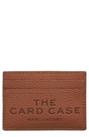 Marc Jacobs The Leather Card Case in Argan Oil at Nordstrom