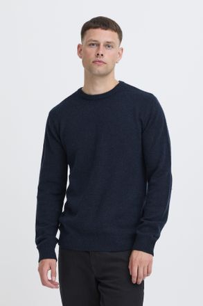 Blend Strickpullover BLEND BHBRANKO CREW KNIT, Herren, Gr. XXL, salute melange, Strick, Obermaterial: 60% Wolle, 40% Nylon, meliert, unifarben, regular fit 