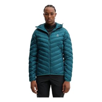 Hagl&ouml;fs S&auml;rna Mimic Hood - Heren - Zomerjassen - Blauw - S - Leer - Jassen