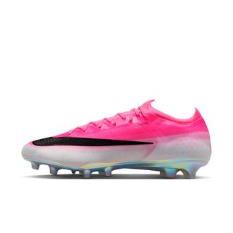Nike Mens Mercurial Vapor 17 Elite Artificial-Grass Low-Top Soccer Cleats in Pink | IM5806-900