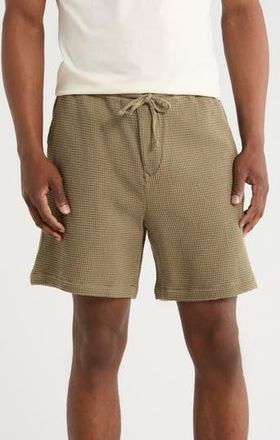 Barbour Sandwood Waffle Stitch Shorts in Light Moss at Nordstrom Rack, Size Xx-Large