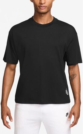 Nike Essential Cotton Boxy T-Shirt in Black at Nordstrom Rack, Size Xx-Large