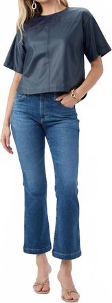 Trina Turk Moira Top In Indigo