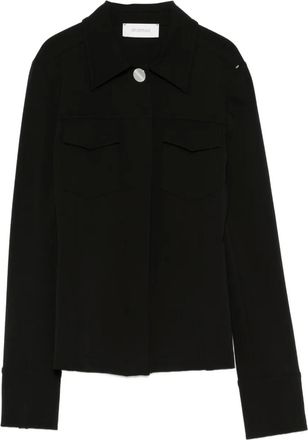 Sportmax Giacca con collo a punta - Nero