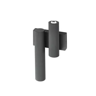 Lucande L&aacute;mpara de pared led exterior de metal negro