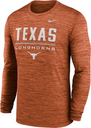 Nike Texas Sideline Velocity Nike Mens Dri-FIT College T-Shirt in Orange | 02EQ81FTXE-FG7