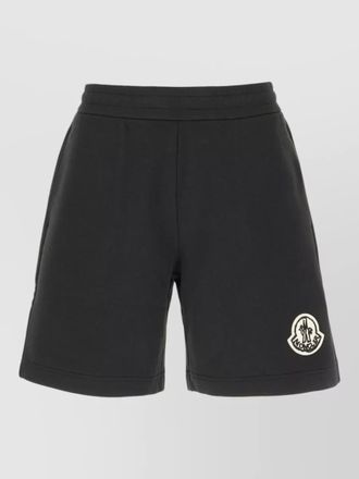 Moncler cotton bermuda shorts single back pocket