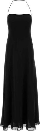 The Row Javier Jurk - Dames - Avondkleed - Zwart - 2XS - Leer - Kleedjes