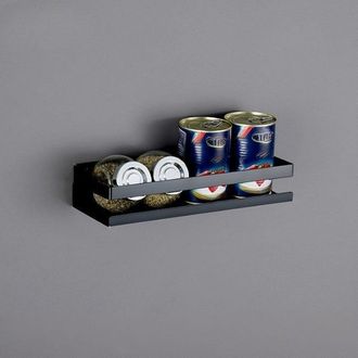 OEM Estante De Pared De Acero Inoxidable 304 Para Cocina Y Ba&ntilde;o, Pr&aacute;ctico Soporte Para Especias, Utensilios Y Accesorios, Negro, 30 X 10 X 5,8 Cm