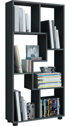 ebuy24 Estante De Madera Vcm De Pie Estante De Ahorro De Espacio Dimensiones: Al. 119 X An. 60 X P. 20 Cm Estante Elegante De Pie Estante De Almacenamiento E