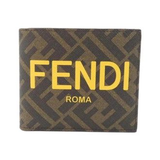 Fendi Pre-owned Bill Wallet (Bi-fold) - Heren - Pre-owned - Bruin - Maat: ONE Size
