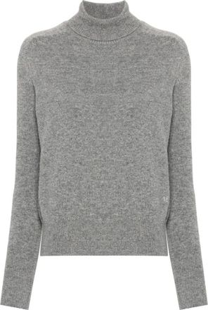 Victoria Beckham Truien & Vesten, Dames, Grijs, M, Turtleneck Trui