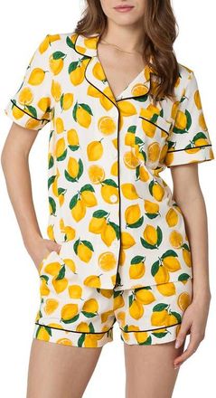 Bedhead Pajamas Print Stretch Jersey Short Pajamas in Main Squeeze at Nordstrom, Size X-Small