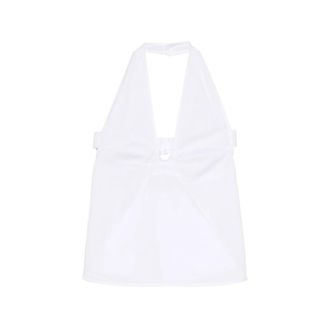 Gimaguas Elise V-neck Open-back Top