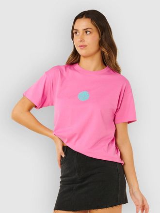 Rip Curl Icons Of Surf Relaxed Camiseta rosado