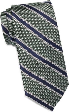Nordstrom Talman Stripe Silk Tie in Jade at Nordstrom