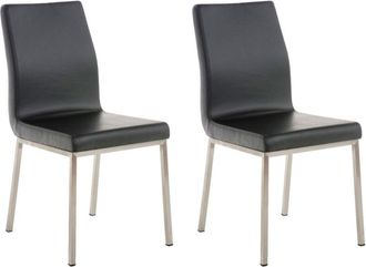 Clp Clp - Set De 2 Sillas De Comedor Colmar Negro