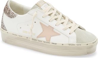 Golden Goose Hi Star Platform Sneaker in White/Ice/Moonlight/Cinder at Nordstrom, Size 10Us