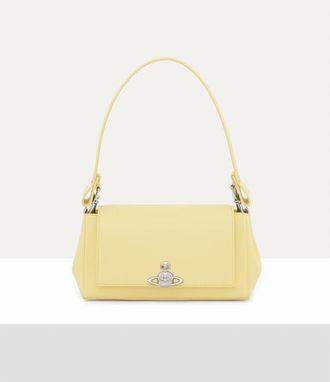 Vivienne Westwood Hazel Medium Handbag Pu Smooth Pastel-yellow