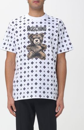 Moschino T-shirt in cotone stampata Teddy Moschino Couture
