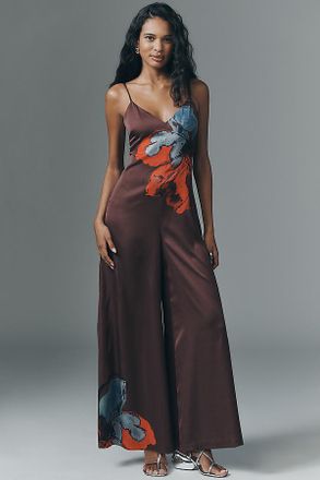 Hutch Satin Printed Jumpsuit