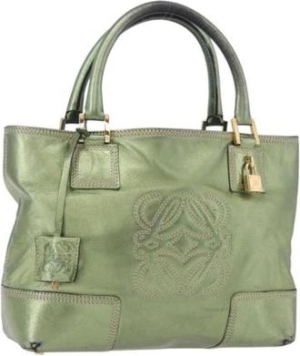 Loewe Borsa Pre-owned - - Pre-owned - Donna - Verde - ONE SIZE