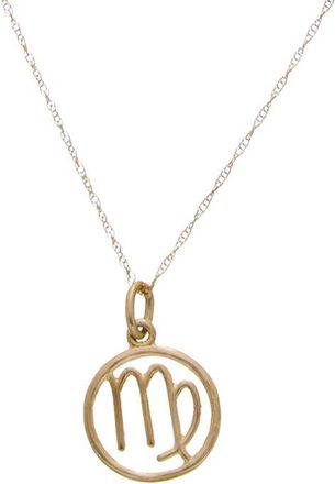 Italian Gold, Inc 10K Virgo Zodiac Pendant Necklace