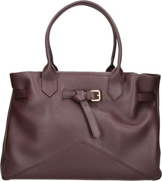 Ballantyne Brown Kate 990 Calfskin Leather Tote Bag