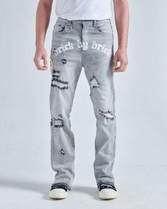 Gala Original Brick By Brick Stack Denim In Black Haze
