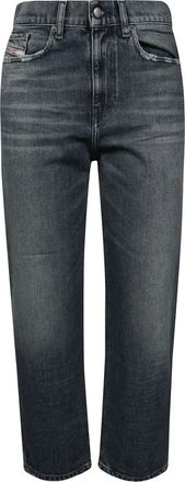 Diesel Straight Fit Jeans, female, Black, W25, Straight Jeans