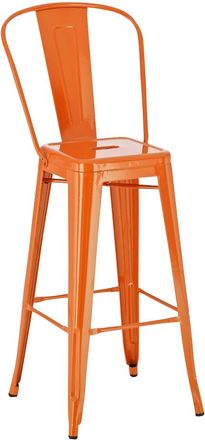 Clp Taburete Industrial Aiden Naranja