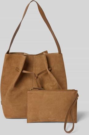 Marc O'Polo Umh&auml;ngetasche aus echtem Kalbsleder in Camel, Gr&ouml;&szlig;e 1