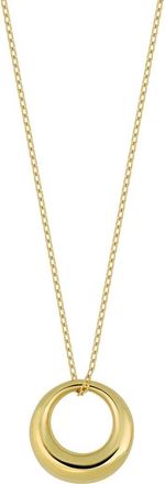 Bony Levy 14K Gold Graduated Circle Pendant Necklace in 14K Yellow Gold at Nordstrom, Size 18