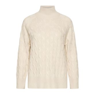 Marella Mlsgattoni Turtleneck - Dames - Truien - Wit - Maat: L Wol