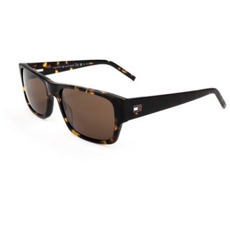 Tommy Hilfiger Mens 56 mm Brown Sunglasses