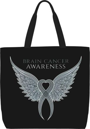 Generic Women Handbag Brain Cancer Awareness Women Tote Bag Folding Casual Crossbody Bags, For Graduation, Holiday, Work, Swim, Gym