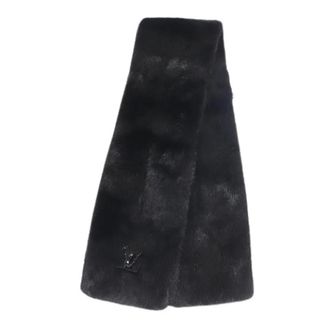 Louis Vuitton Pre-owned Ahead Mink Fur Scarf - Dames - Pre-owned - Zwart - Maat: ONE Size