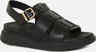FitFlop Fitflop Womens Gen-FF Fisherman Womens Sandals - Black - Size: 3