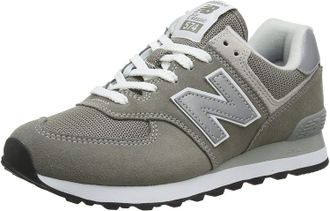 New Balance Womens 574 Core Sneaker, Grey, 7 UK Wide