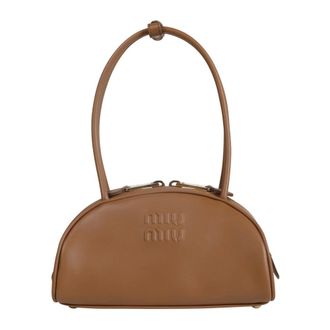 Miu Miu Handbags, female, Brown, Size: ONE SIZE Bauletto Tote