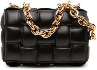 Bottega Veneta Pre-owned Cross Body Bags, female, Black, Size: ONE SIZE Pre-owned The Padded Cassette