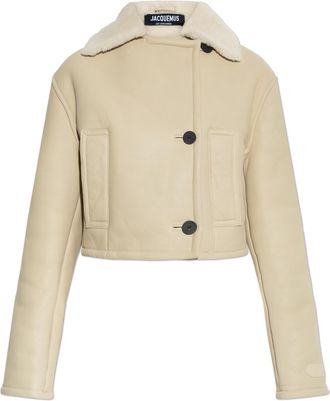 Jacquemus Double-breasted shearling coat