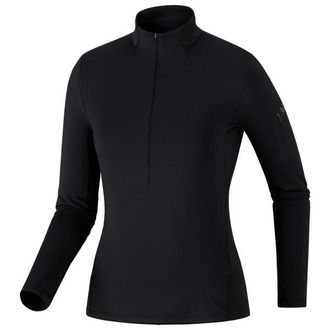 Arc'teryx Rho Zip Neck Kunstfaserunterw&auml;sche f&uuml;r Damen | schwarz