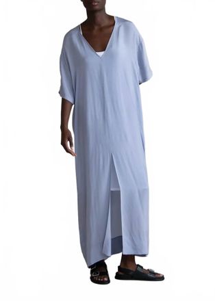 Humanoid Dezi V-Neck Maxi Dress In Sky