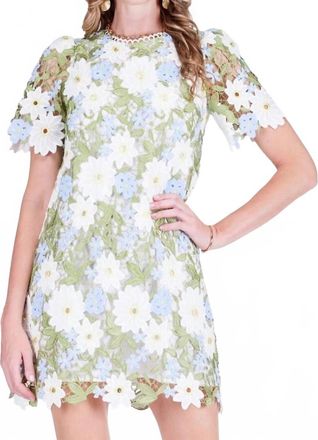 Jade Yoga Lace Mini Dress In Wildflower