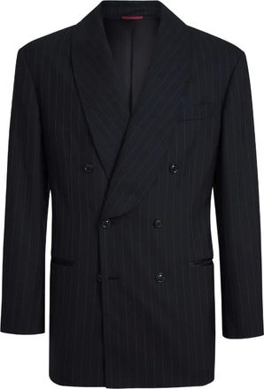 Brunello Cucinelli Giacca smoking con revers a scialle - Nero