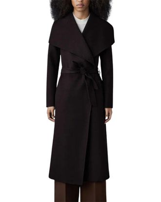 Mackage Wool & Leather Wrap Coat