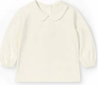 Florence Eiseman Ivory Long Sleeve Blouse at Nordstrom, Size 24M