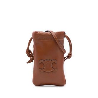 Celine Pre-owned Vintage Drawstring Crossbody Bag - unisex - Celine Vintage - Vintage Cross Body Bags - Brown - ONE SIZE - Pre-owned