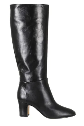 Alberta Ferretti Leather High Shaft Leather Sole Leather Boots